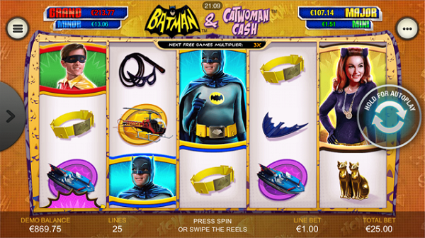 Batman & Catwoman Cash 슬롯머신