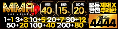 토토사이트 MMA 릴게임사이트